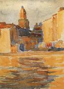 Paul Signac Bell tower oil painting artist
